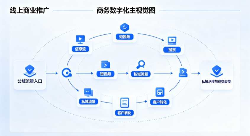 峡江县线上商业推广怎么做？全域流量闭环搭建与低成本转化实战指南